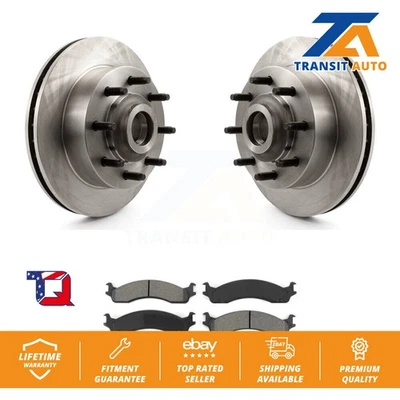 Brake Rotors Semi-Metallic Pad Front Kit For Dodge Ram 2500 3500 Van B3500 B2500 - Image 1 of 4