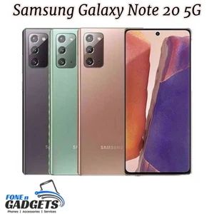 Samsung Galaxy Note 20 5G 128GB Unlocked Smartphone Black Pristine Condition A+ - Picture 1 of 7