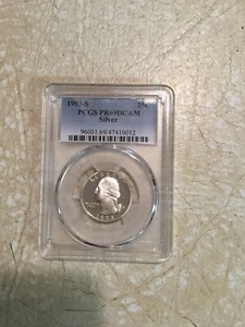 1993 S Washington Silver Proof Quarter PR69 coin PCGS NICE LOW PRICE!! - Picture 1 of 4