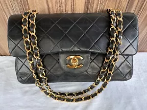 Chanel Timeless Double Flap Bag Small Schwarz - Bild 1 von 9