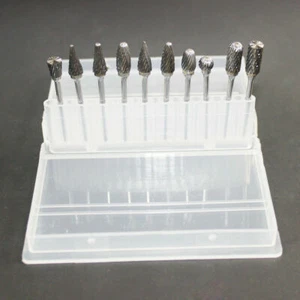 10 stk Dentallabor Hartmetallfräser Zähne Polieren Wolfram Stahl Bohrer 2.35mm - Bild 1 von 11