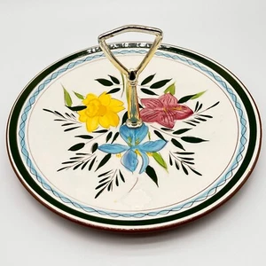 Stangl Country Garden 10" Serving Plate With Handle - Picture 1 of 10