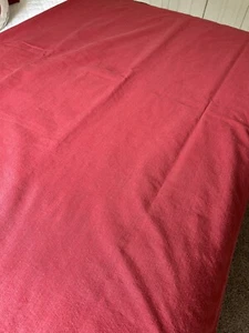 Threshold Barn Red Rectangular Tablecloth 57" x 82"-Pre Owned in Good Condition - Picture 1 of 5