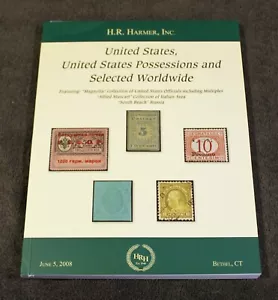 Harmer Briefmarken Auktionskatalog #2986 US Beamte Besitz & Weltweit & Italien - Bild 1 von 7