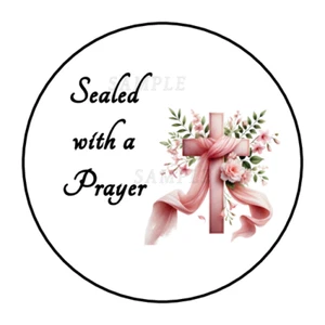 30 Sealed with a blessing stickers labels tags envelope seals - Picture 1 of 2