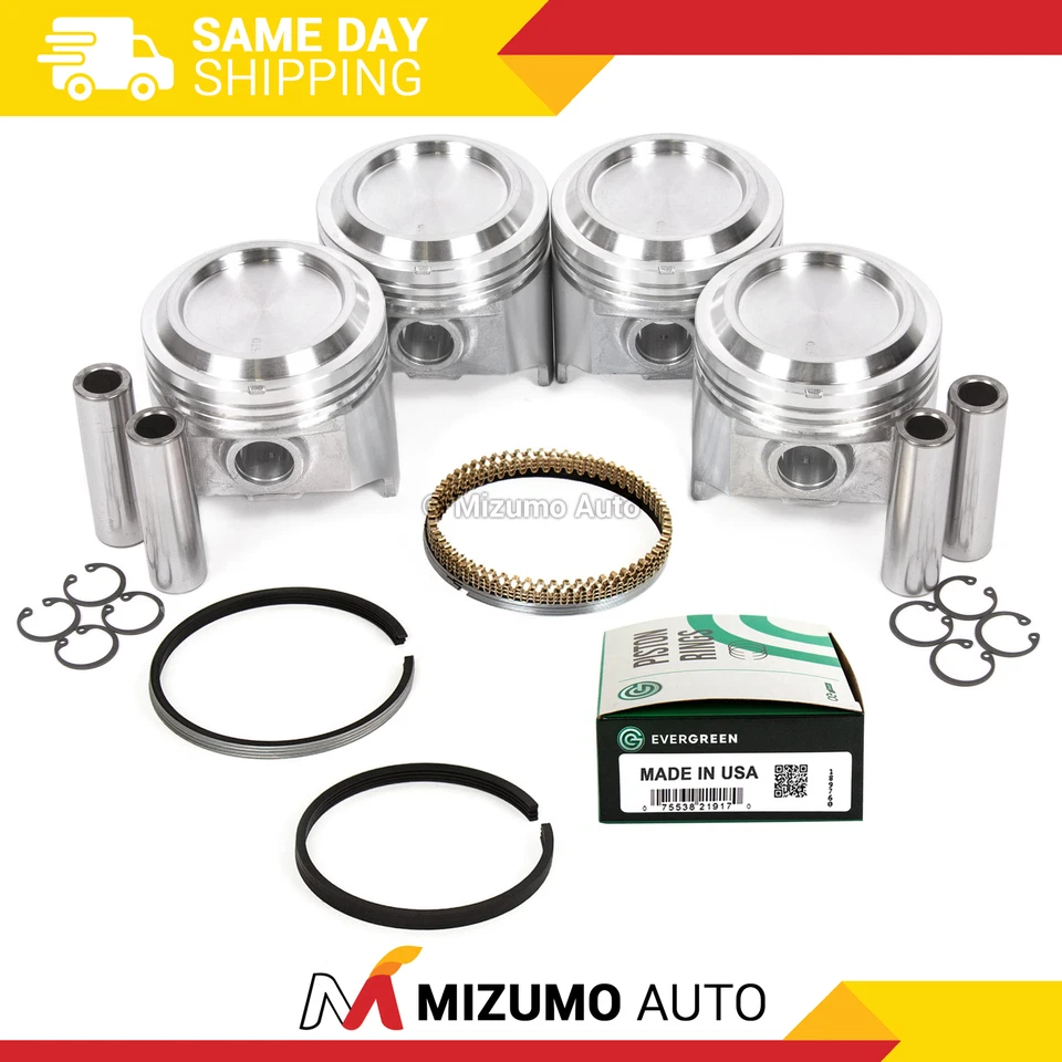 Pistones con anillos para camioneta Toyota Celica 4Runner 81-84 2,4 L 22R 22RE Foto 1 de 4