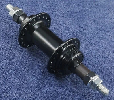 NOS MTB Cruiser Задняя ступица HUB 36h Муфта свободного хода 3/8 " Гайки оси Олд Скул Длункер Велосипед - Изображение 1 из 4