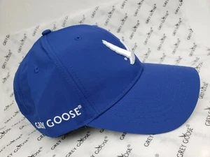 NEVER USED Embroiderd Heavy Grey Goose Collection Custom Golf hat/cap Blue Rare - Picture 1 of 12