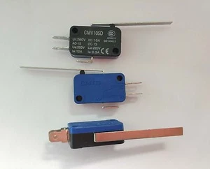 10pcs Micro Limit Switch CMV105D With Longer Handle Type 1NC 1NO CE - Picture 1 of 8
