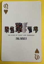 Q heart Warrior of Light Final Fantasy 35th Playing Poker Card Japanese