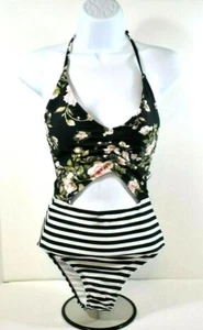 Women's Vibesicily Multicolor One Piece Swimsuit Size S NWT - Picture 1 of 8