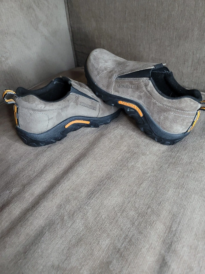 Zapatos Merrell Jungle Mocs Gamuza Sin Cordones NIÑO GRANDE Talla 3 Marrón J95635 S26 Foto 1 de 4