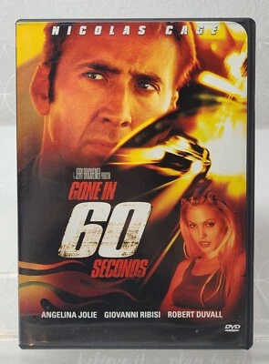 Gone in 60 Seconds (DVD, 2000) Nicholas Cage, Angelina Jolie, Robert Duvall Foto 1 de 4