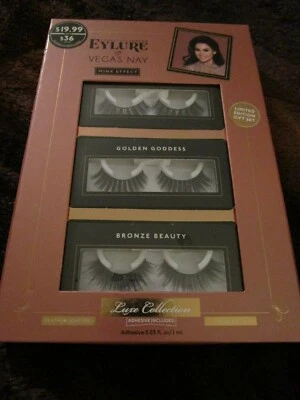 3 Pair Eylure Vegas Nay False Eyelashes Set Luxe Collection Limited Edition  - Image 1 of 2