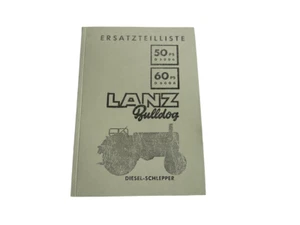 Ersatzteilliste Lanz Bulldog D5006, D6006, D5016, D6016, D6516 - Bild 1 von 2