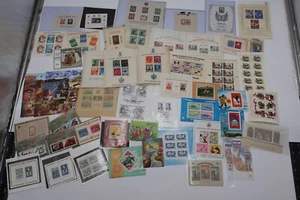 WW worldwide souvenir sheet S/S mini lot mostly mint all different lot of 50 - Picture 1 of 10