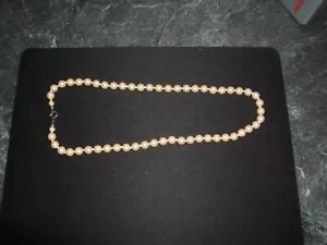 Antike Perlenkette 44 cm lang - Perlen 4-5 mm dick aus persönlichem Nachlass - Bild 1 von 3