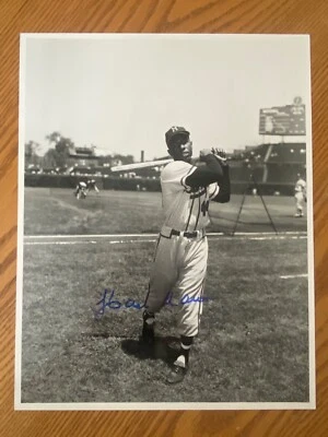 Hank Aaron Braves Signed 11x14 Photo PSA COA RIP RARE A - Image 1 of 2