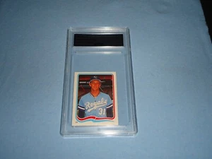 1985 Fleer Sticker Baseballkarte Bret Saberhagen # 124 Graded 10 Gem Mint 2273 - Bild 1 von 3
