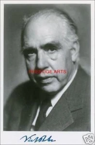 Impresión fotográfica firmada por Niels Bohr - Imagen 1 de 1
