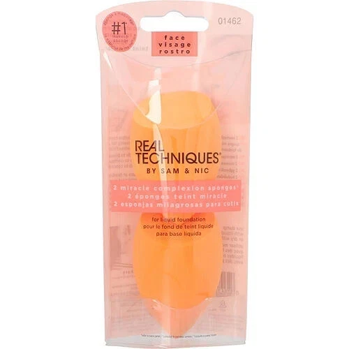 Real Techniques Miracle Complexion Sponge Flawless Foundation 2 Sponges