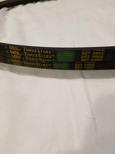 LOTE DE 2 Cinturones MBL-ThreeStars B-70 NUEVO STOCK ANTIGUO ENVÍO GRATUITO - Imagen 1 de 4