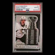 Sidney Crosby 2013-14 Panini Prizm HOCKEY IMMORTALIZED SILVER PSA 10 POP 4 Rare!