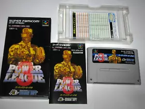 Super Power League 3 Super Famicom SFC Japan import +Box Manual CIB US Seller - Picture 1 of 12