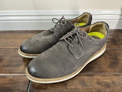 Мужские серые кожаные оксфорды Florsheim Scarsdale 13377-020 серые размер США 11,5 М - Изображение 1 из 4