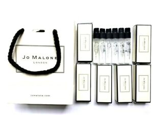 Jo Malone 6 Sample Vials Various Cologne Spray pear lime earl peony Nectarine   