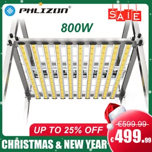 PHLIZON 800W Samsung LED Grow Light Spider Bar Full Spectrum Indoor Hydroponik - Bild 1 von 12