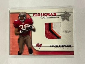 2002 Leaf Rookies Stars Freshman Orientation PATCH TRAVIS STEPHENS 563/650 4clr - Picture 1 of 2