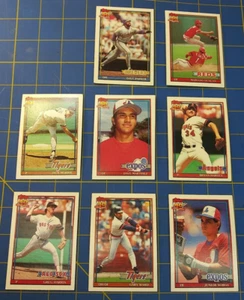 Lot of 8 topps 40 years of baseball cards 1991. Mariano Duncan Gary Ward. Morris - Bild 1 von 12