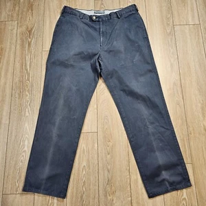 Peter Millar Chino Pants Men's 36x30 Navy Blue Trouser Casual Cotton Straight - Picture 1 of 13