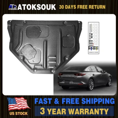 Protector contra salpicaduras del motor delantero para Mazda3 2015-2017 Foto 1 de 4