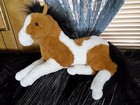 Pinto paint horse 13" Pony Plush Soft Laying  Animal Toy DanDee stuffed