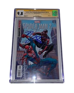 Cómic variante Yuri Lowenthal y Nadji Jeter CGC SS 9.8 Spider-Man 2 #1 casi nuevo/m - Imagen 1 de 5