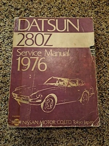 ORIGINAL 1976 Datsun 280z Factory Service Manual Nissan Motors P/N20053 - Picture 1 of 6