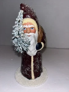 Papel Ino Schaller de producción limitada maché Santa Belsnickle hecho en Alemania - Imagen 1 de 12