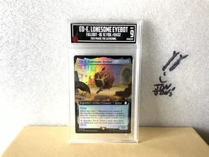 TCCG 9 MTG FOIL ED-E, Lonesome Eyebot Ext Art - Fallout #432 Graded Commander - Picture 1 of 2