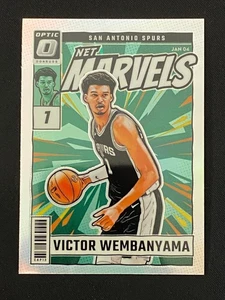 Red óptica Victor Wembanyama 2024-25 Panini Donruss Marvels plata #2 - Imagen 1 de 2