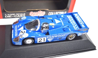 Quartzo 1/43 Porsche 956 Long Tail Kenwood #21 LeMans 1983 Mario Andretti SIGNED - Image 1 of 4