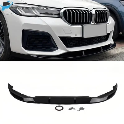 Kit divisor parachoques delantero para 21-23 BMW Serie 5 G30 M Sport LCI 540i 525i 530i Foto 1 de 4