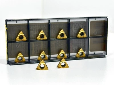 Nuevos insertos de roscado de carburo SANDVIK R166.0L-11UN01-280 grado 1020 10 un. Foto 1 de 2