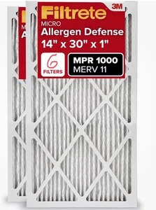⚡️Filtrete 14x30x1 AC Furnace Air Filter, MERV 11, MPR 1000 👉Pack Of 6 - Picture 1 of 1