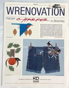 WRENOVATION C Harper In Stitches Counted Cross Stitch Pattern Chart Book 8 - Picture 1 of 3