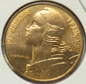 1964 France 20 Centimes coin Uncirculated - Picture 1 of 3