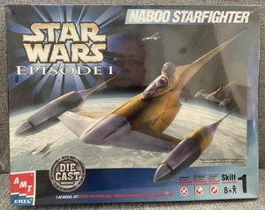 Star Wars Episodio 1 Naboo Starfighter Die Cast Model Kit - Sigillato AMT ERTL - Foto 1 di 3