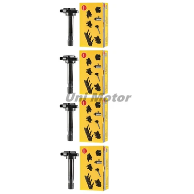 Bobina de encendido NGK de 4 piezas OEM 30520PGKA01 para Honda Civic 2001-05 Acura El 2002-05 Foto 1 de 4