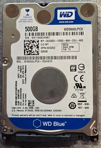 NEW - Original Dell Inspiron 15-3537 Hard Drive CGV5D 500GB 5400-rpm WD5000LPCX - Picture 1 of 4